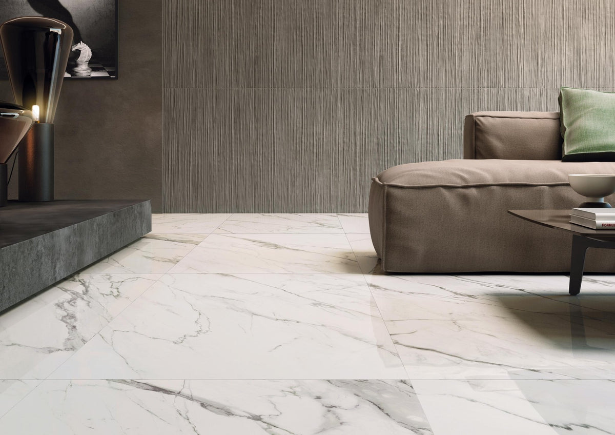 Marble Look Tile Purity Marble - Statuario | Interni Austin