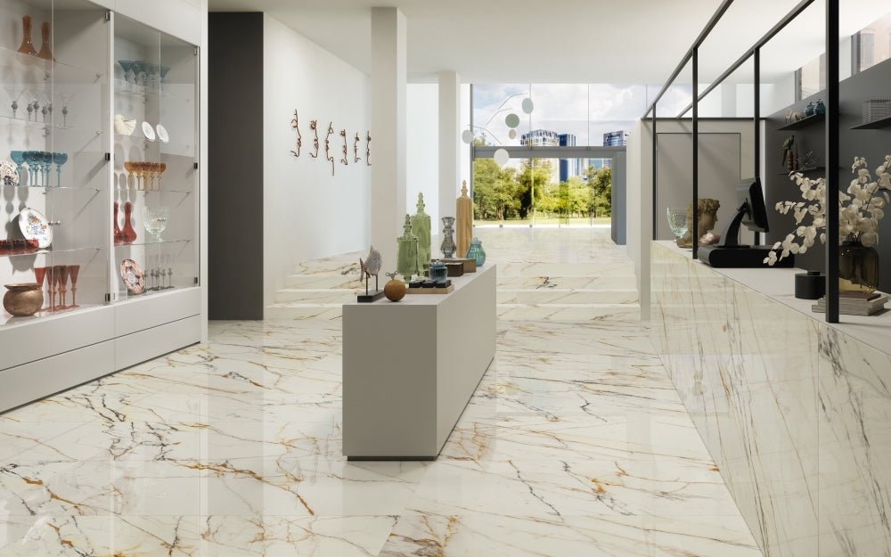 Marble Look Tile Purity Marble Tuscany - Mysterious white | Interni Au